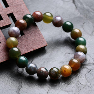 bracelet pierre naturelle agate unisex