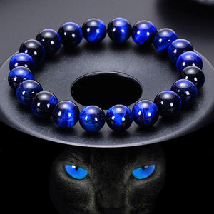 Bracelet Oeil de Tigre Bleu - Bracelet protection