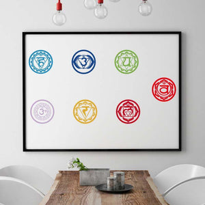 stickers muraux zen chakras