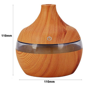 Diffuseur d'Huiles Essentielles en bois clair 110 mm X 110 mm