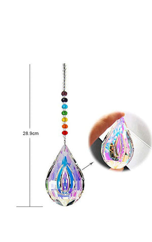 Prisme Décoratif en Cristal Multicolore