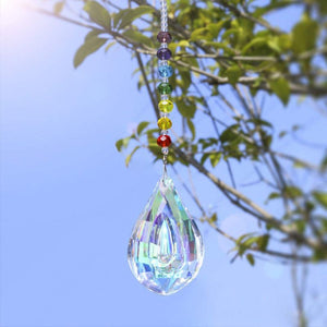 Prisme Décoratif en Cristal Multicolore