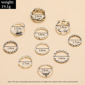 bague bohème femme 1.8 cm