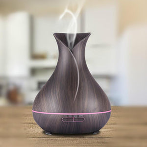 Diffuseur d'Huiles Essentielles en Bois chocolat