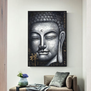 Tableau Bouddha en Méditation Feng Shui