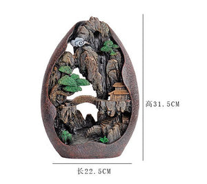 brûleur d'encens Cascade fumée - Dimensions