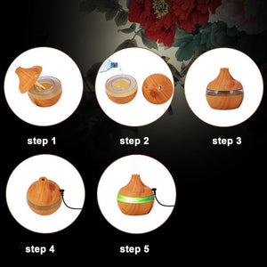 Humidificateur à Ultrasons LED: 5 étapes