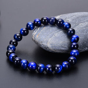 Bracelet Oeil de Tigre Bleu - Bracelet protection