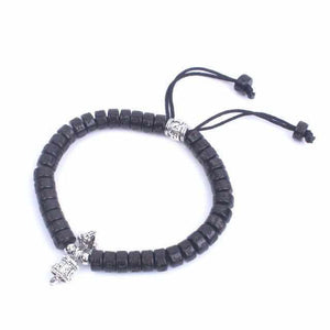 Bracelet Mala - bracelet meditation et protection homme- Ghanta 18cm 