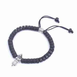 Bracelet Mala - bracelet meditation et protection homme- Ghanta 18cm