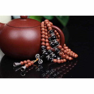Bracelet Mala de Méditation 108 Pierres Naturelles "Couleur Terre"-BRACELET MALA-3-Top Zen-bijoux zen