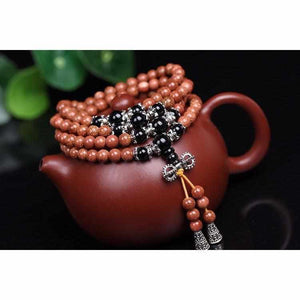 Bracelet Mala de Méditation 108 Pierres Naturelles "Couleur Terre"-BRACELET MALA-4-Top Zen-bijoux zen