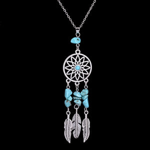 Collier Pendentif "Attrape Rêves"- Pierres Naturelles-pendentif-10-top-zen-bijoux zen