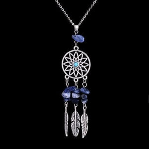Collier Pendentif "Attrape Rêves"- Pierres Naturelles-pendentif-16-top-zen-bijoux zen