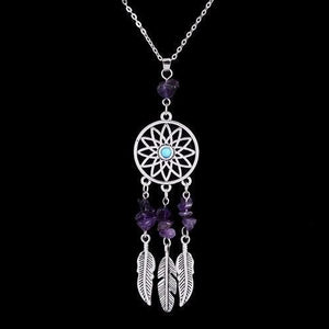 Collier Pendentif "Attrape Rêves"- Pierres Naturelles-pendentif-6-top-zen-bijoux zen