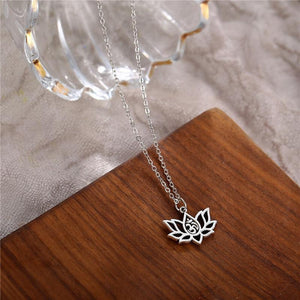Collier Fleur de Lotus - Bijou Zen OM