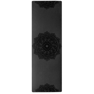 Tapis de yoga Chakras TPE 6mm antidérapant