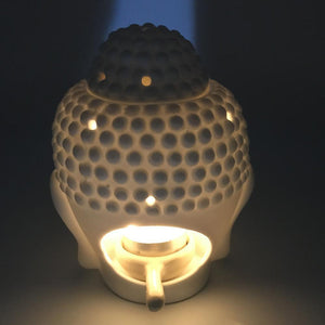 Diffuseur d’Huiles Essentielles Tête de Bouddha - Brûleur d’Encens