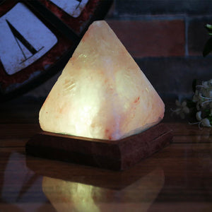 Lampe De Sel D'Himalya en Pyramide- Décoration Zen