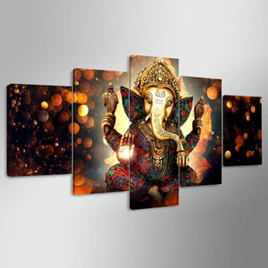 Tableau Ganesh - Toile Peinture Zen
