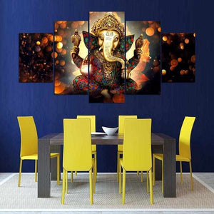 Tableau Animaux Trompe d’Eléphant - Dieu Ganesh