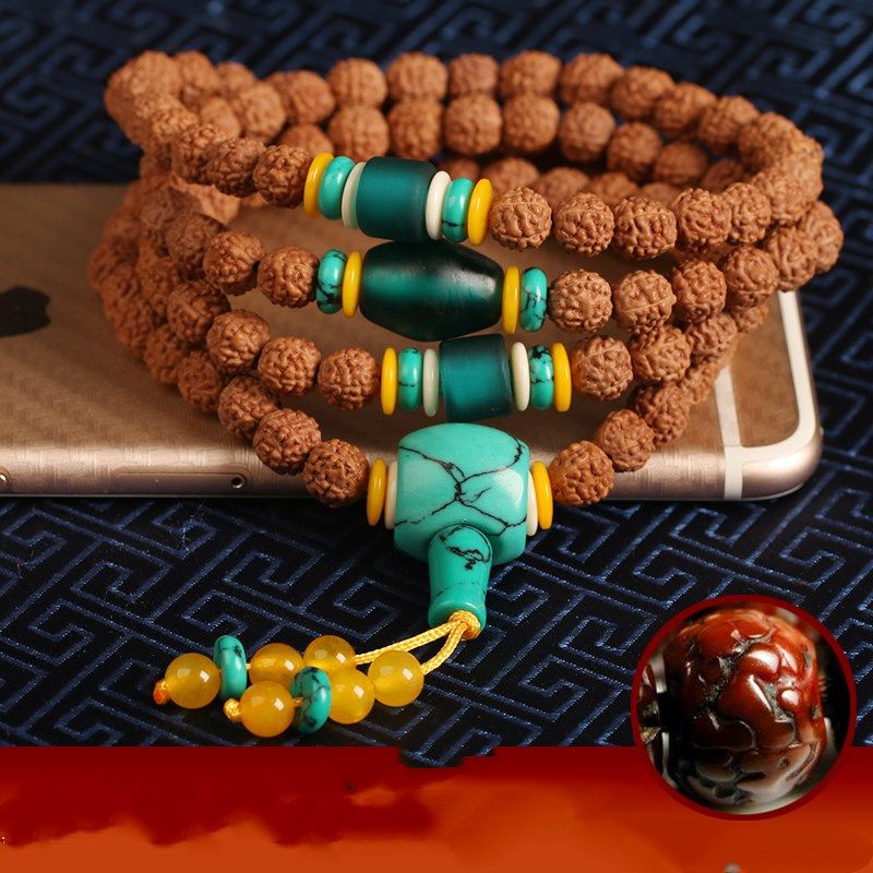 Mala Rudraksha - Bracelet en Pierres naturelles