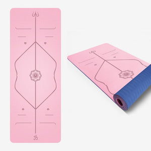 Tapis de Yoga TPE 6mm d'Epaisseur en rose