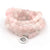 bracelet mala quartz rose pendentif lotus