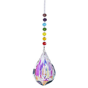 Prisme Décoratif en Cristal Multicolore