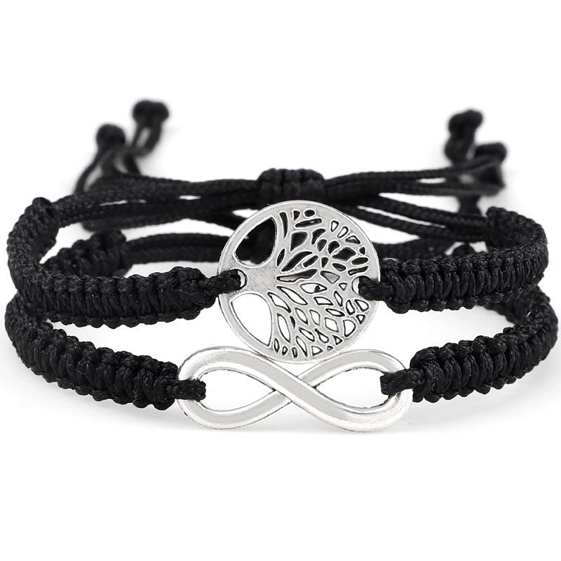 Bracelet Bien-Être symbole Arbre de Vie et Infini