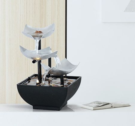 Fontaine d'eau de Table Fontaine d'eau à Circulation créative Lucky Feng  Shui Object Living Room Office (DS) : : Cuisine et Maison