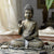 Statuette Bouddha Couleur Nature - Objet de Méditation