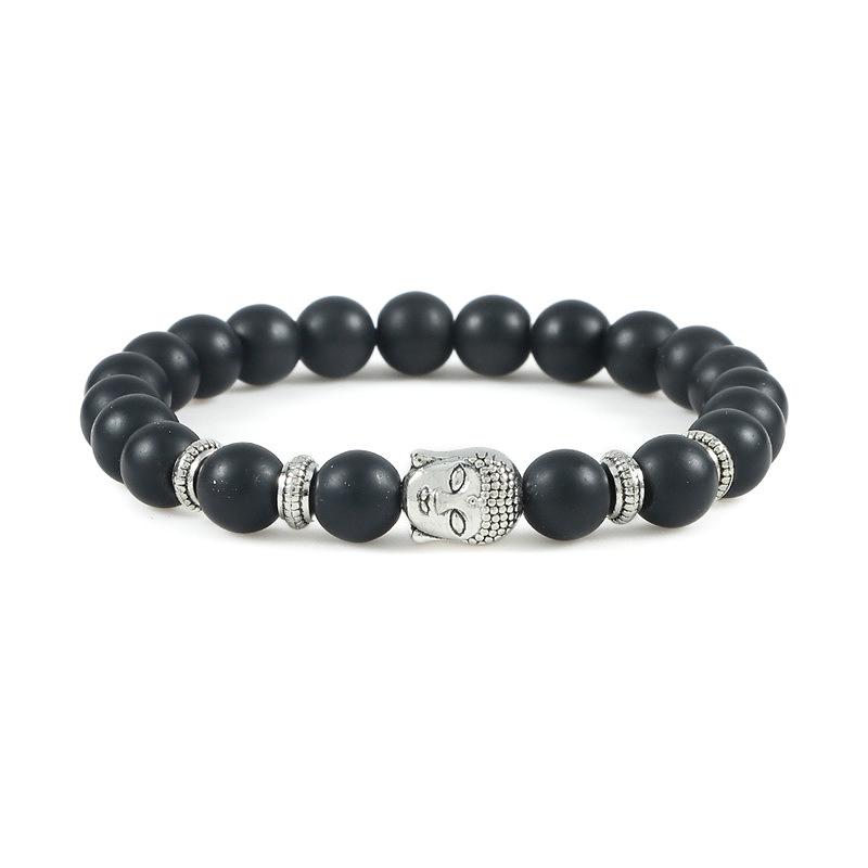 Bracelet Bouddha en noir
