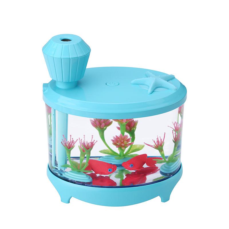 Mini Humidificateur d'Air- Diffuseur d'huiles Essentielles- bleu 