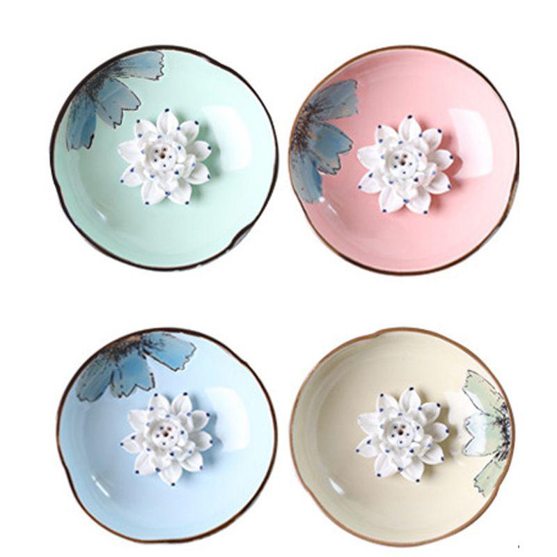 Porte encens Fleur de Lotus en 4 Couleurs