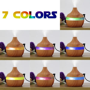 Humidificateur à Ultrasons LED en 7 couleurs