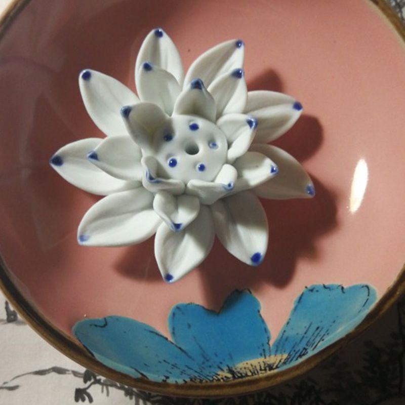 Porte encens Fleur de Lotus en rose