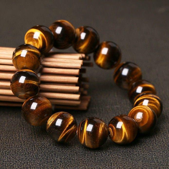 Bracelet Œil de Tigre 14 MM 
