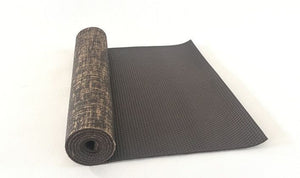 Tapis De Yoga PVC 5mm - marron