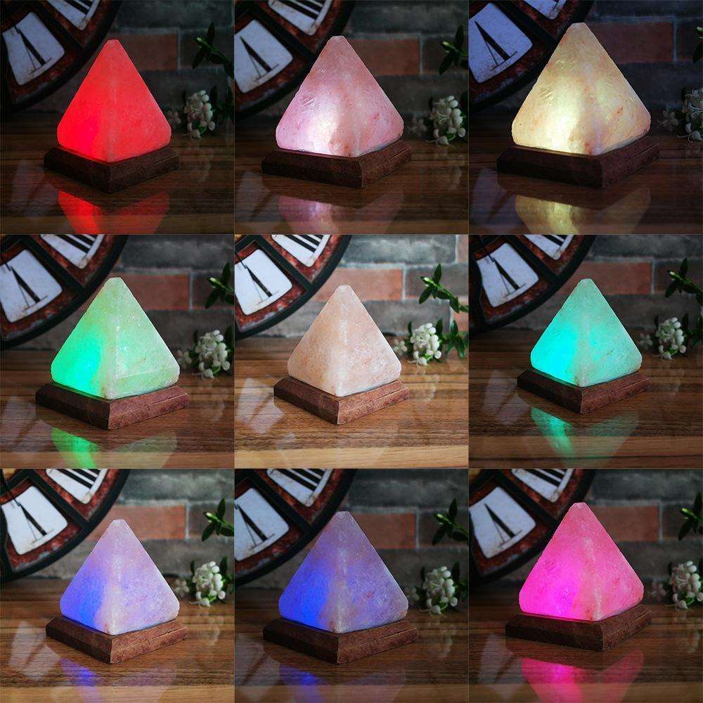 Lampe De Sel D'Himalya en Pyramide