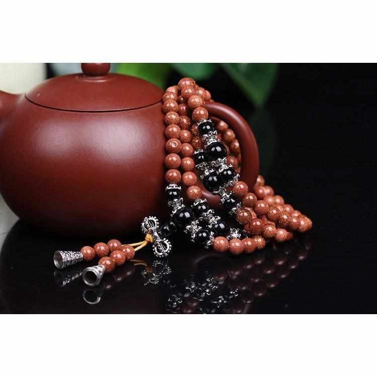 Bracelet Mala de Méditation 108 Pierres Naturelles "Couleur Terre"-BRACELET MALA-3-Top Zen-bijoux zen