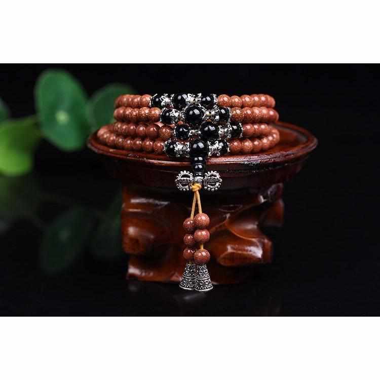 Bracelet Mala de Méditation 108 Pierres Naturelles "Couleur Terre"-BRACELET MALA-5-Top Zen-bijoux zen