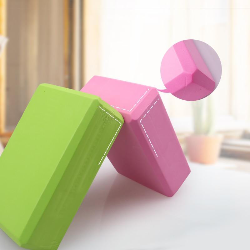 Brique de Yoga en Mousse Eva, Exercices Fitness - 6 couleurs au choix