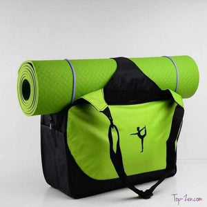Sac Multifonction Pour Tapis De Yoga et Affaires de Sport- vert