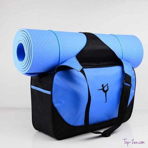 Sac Multifonction Pour Tapis De Yoga et Affaires de Sport- bleu