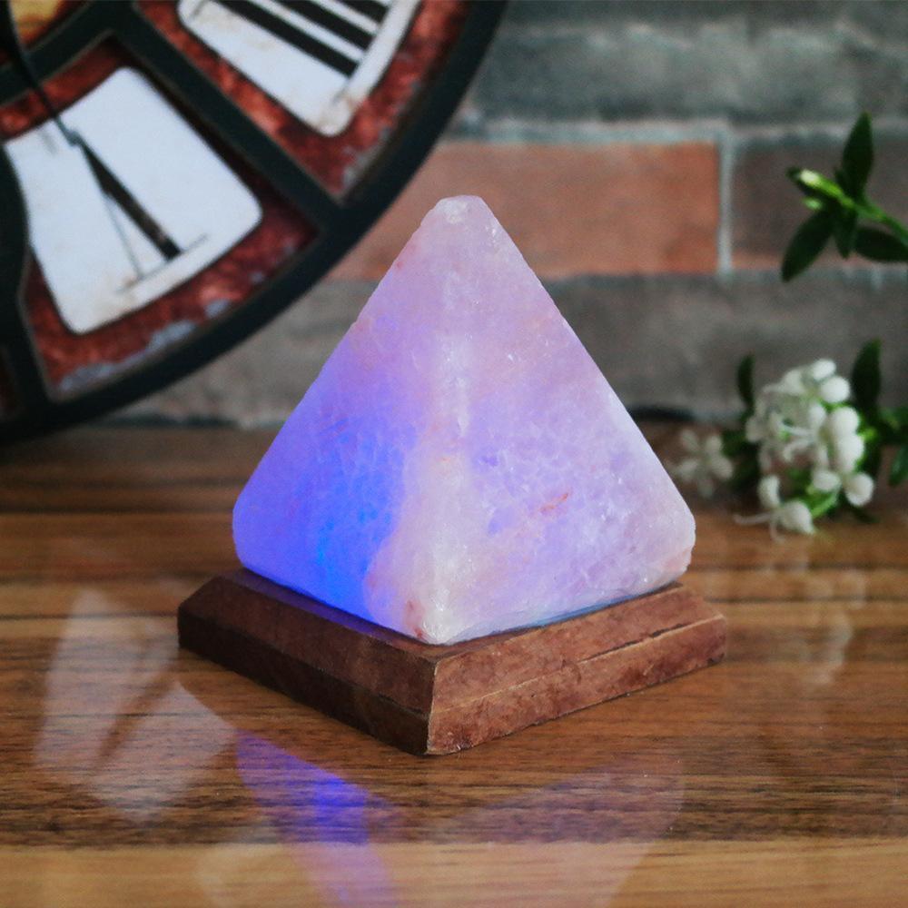 Lampe De Sel D'Himalya en Pyramide