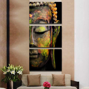 Peinture de Bouddha 35X50 cm 3 pcs 