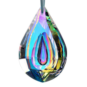 Prisme Décoratif en Cristal Multicolore 