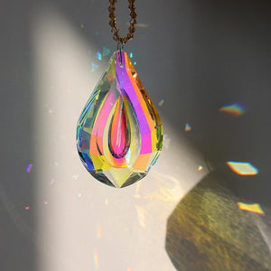 Prisme Décoratif en Cristal Multicolore - Déco Zen et Feng shui 