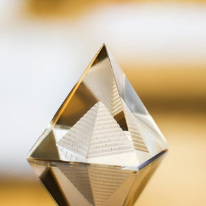 Pyramide Orgonite en Cristal de Guérison et Bien-être zen - top-zen